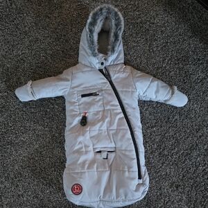Banana Republic Kids Gray Puffer Jacket